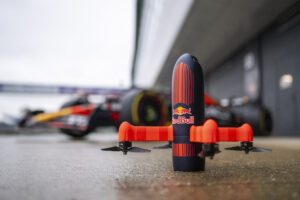 FP1 drone footage Red Bull fastest camera drone